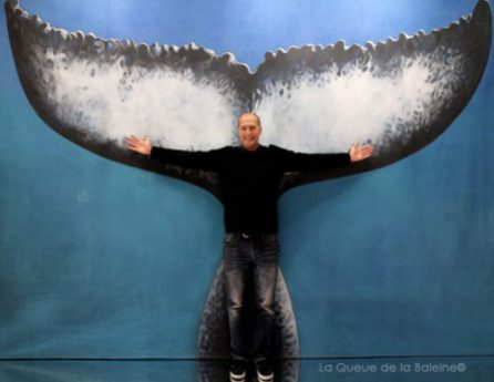 323 Cedric Lesenechal avec La Queue de la Baleine au Salon de la plongée/Paris