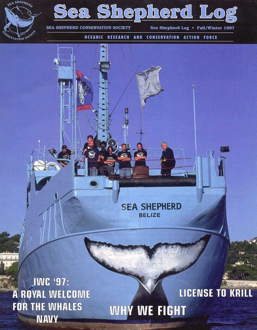 Couverture du Sea Shepherd Log.