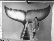 Malvina peint La Queue de la Baleine
