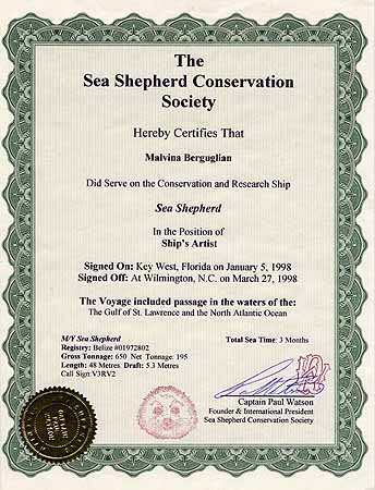 3 mois sur le Sea Shepherd III